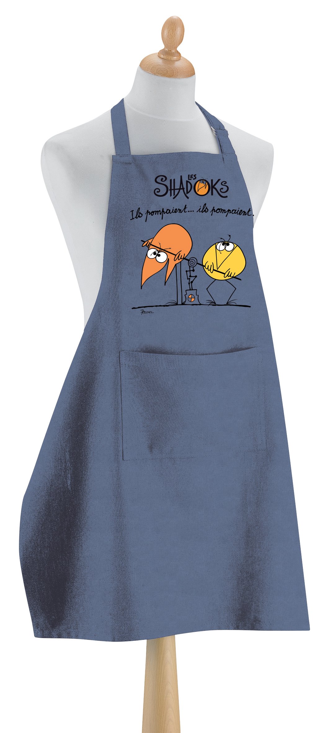 Shadoks Ils pompaient Kitchen Apron Jeans 90 X 72