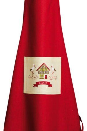 Hisla Kitchen Apron Rouge/Écru 72 X 85