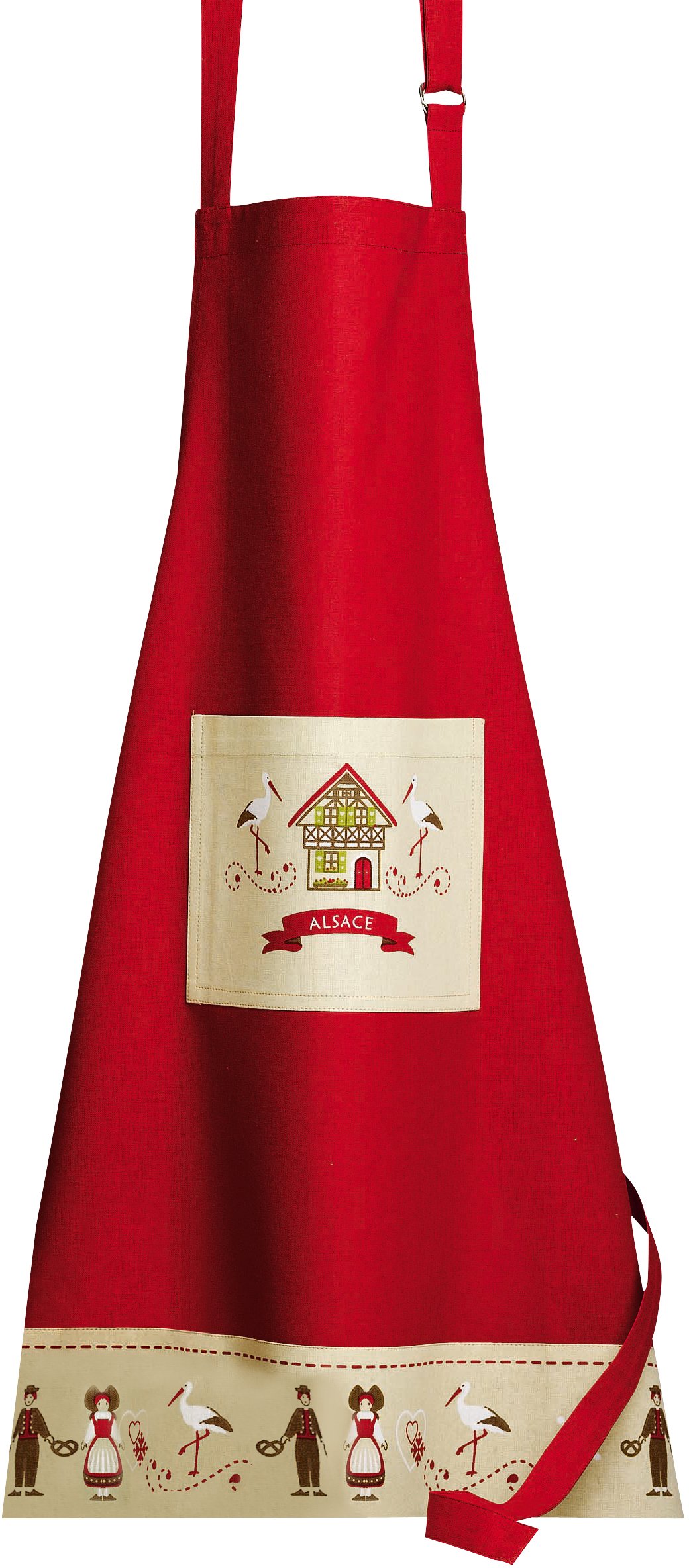 Hisla Kitchen Apron Rouge/Écru 72 X 85
