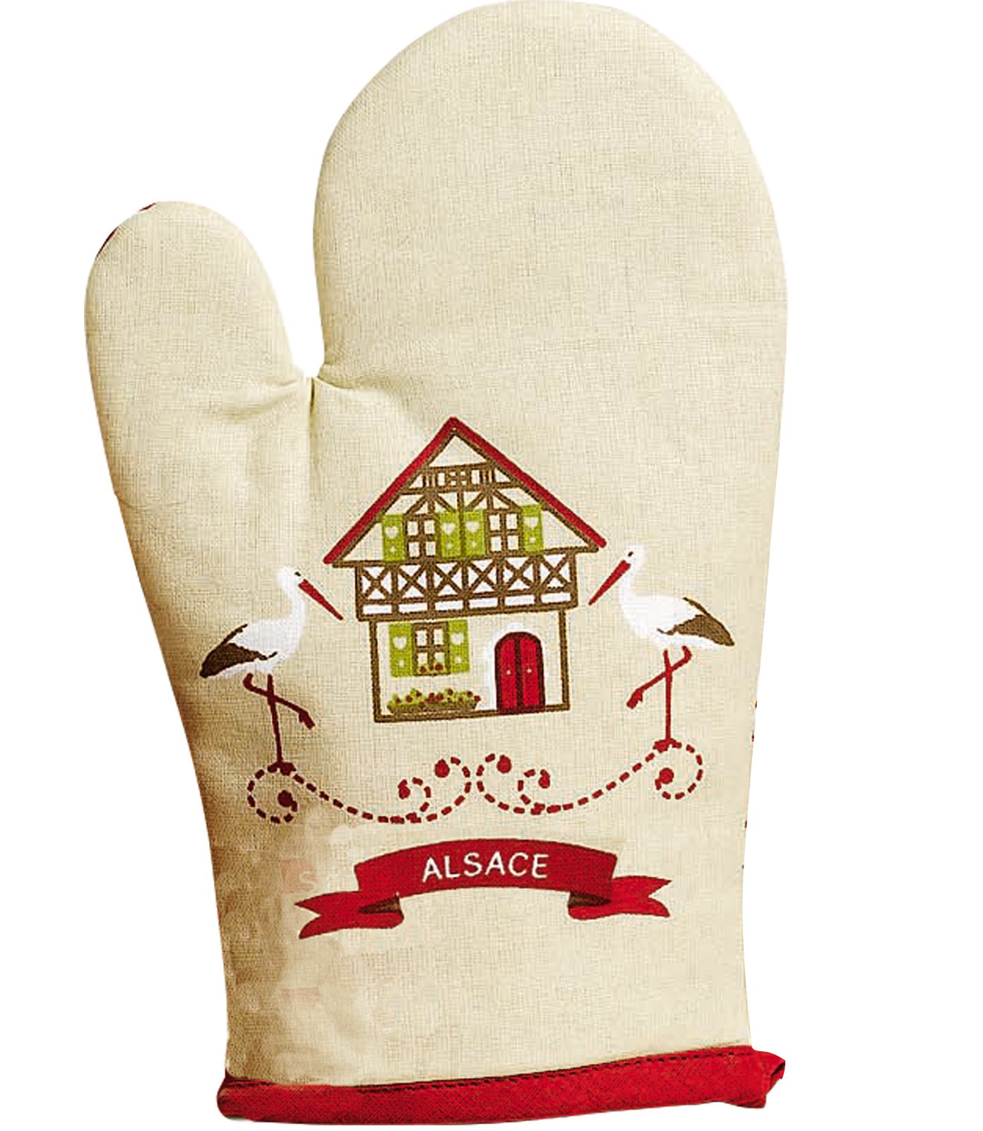 Hisla Kitchen Glove Beige 18 X 28