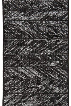 Evora outdoor rug Noir 60 X 110
