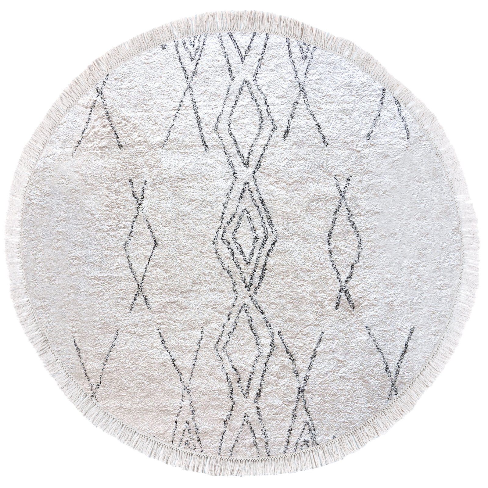 Crimble Rug Ivoire/Charbon