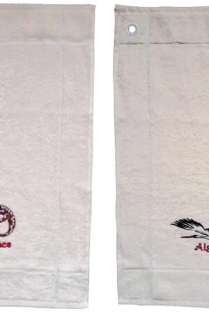 Mignonette 2 embroidered hand towels Broderie Alsace Écru 50 X 30