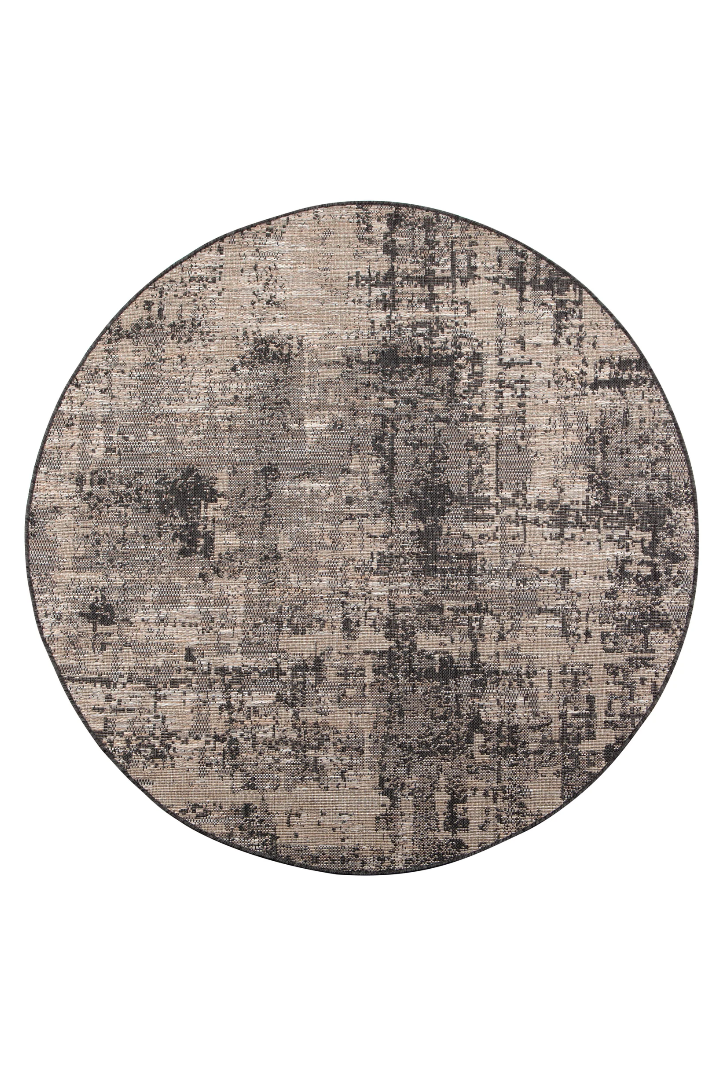 Catania Outdoor Rug Gris Diameter 160