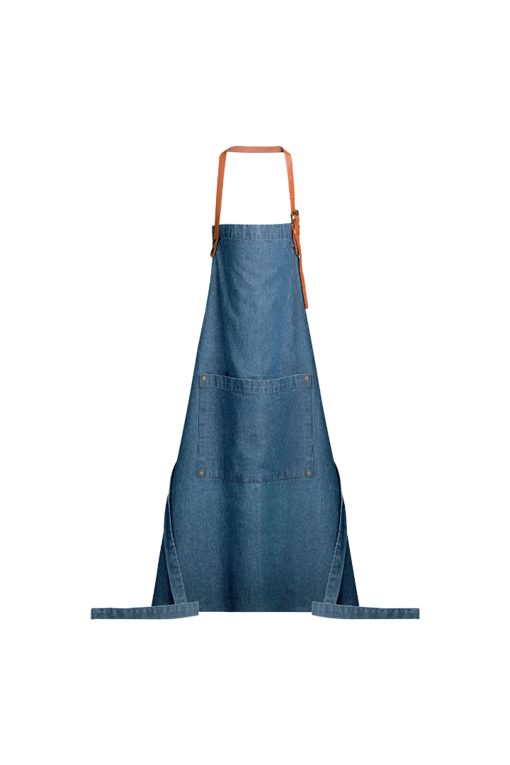 Dinem Kitchen Apron Bleu Denim 70 X 90