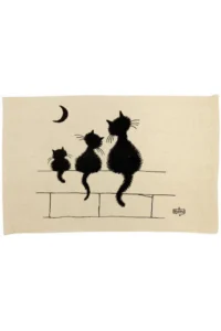 Twijfel over 3 chats Vloerkleed Ecru 60 X 90