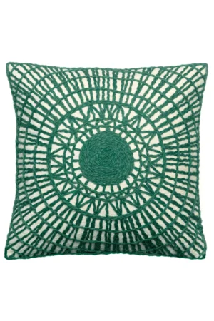 Embroidered Cushion Noa Épicéa 45 X 45