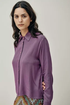 Iggy Shirt- Eggplant