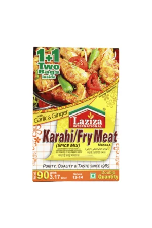 LAZIZA KARAHI/FRY MEAT MASALA 6X90G