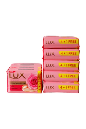LUX SOAP PINK PACK OF 5 1X100G