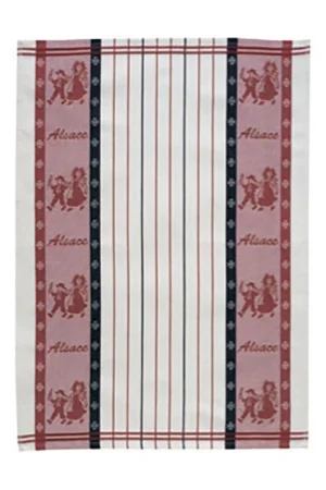 Lisel Jacquard Tea Towel Rouge 70 X 50