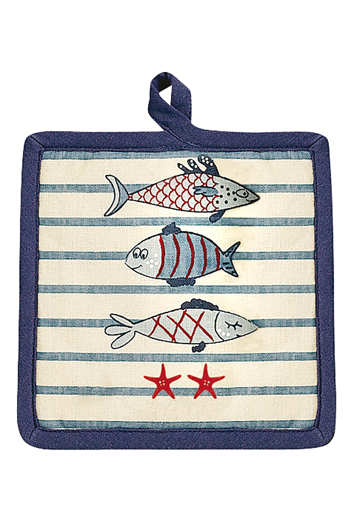 New Pesk Pot Holder Bleu 18 X 18