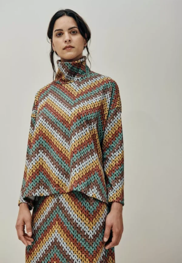 Prince Sweater - Multicolor Herringbone