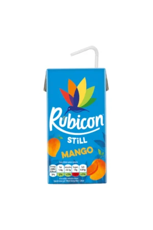RUBICON JUICE MANGO DRINK HALF SUGAR 27X288ML