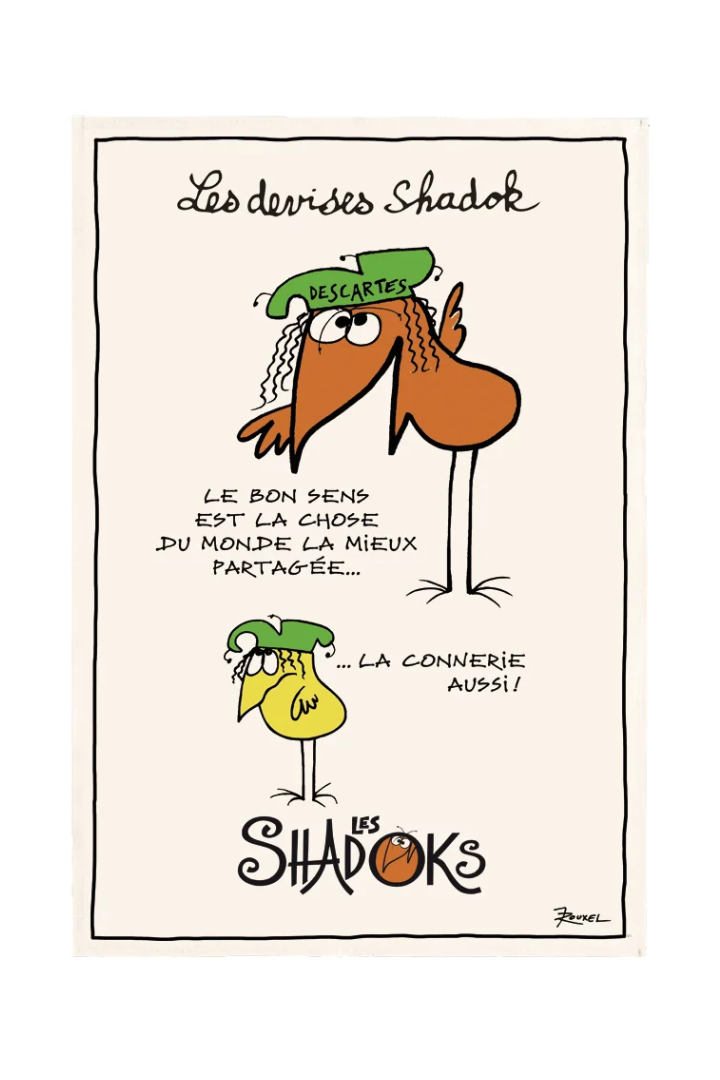 Shadoks Le bon sens Tea Towel Écru 48 X 72