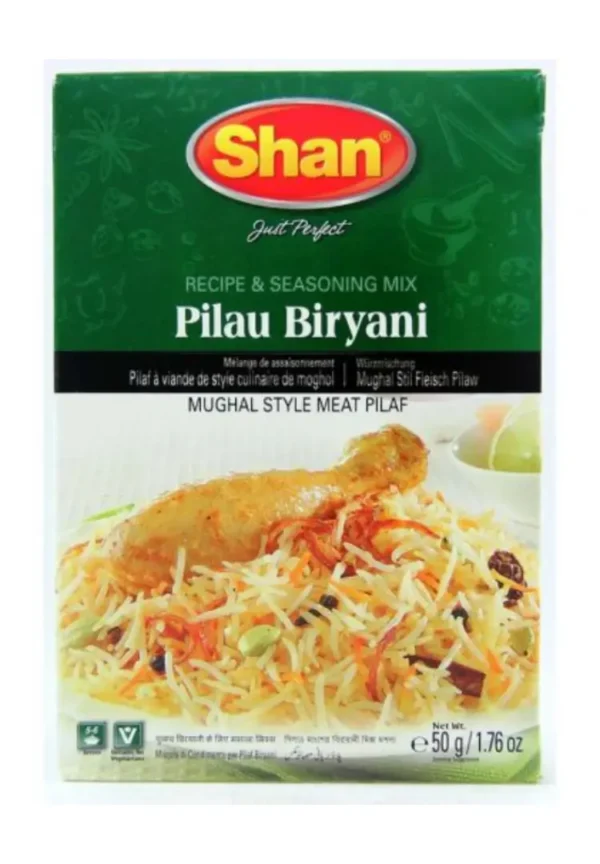 Shan Pilau Biryani Masala 12X50G