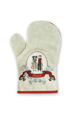 Tipisch Oven Mitt Écru 28 X 18