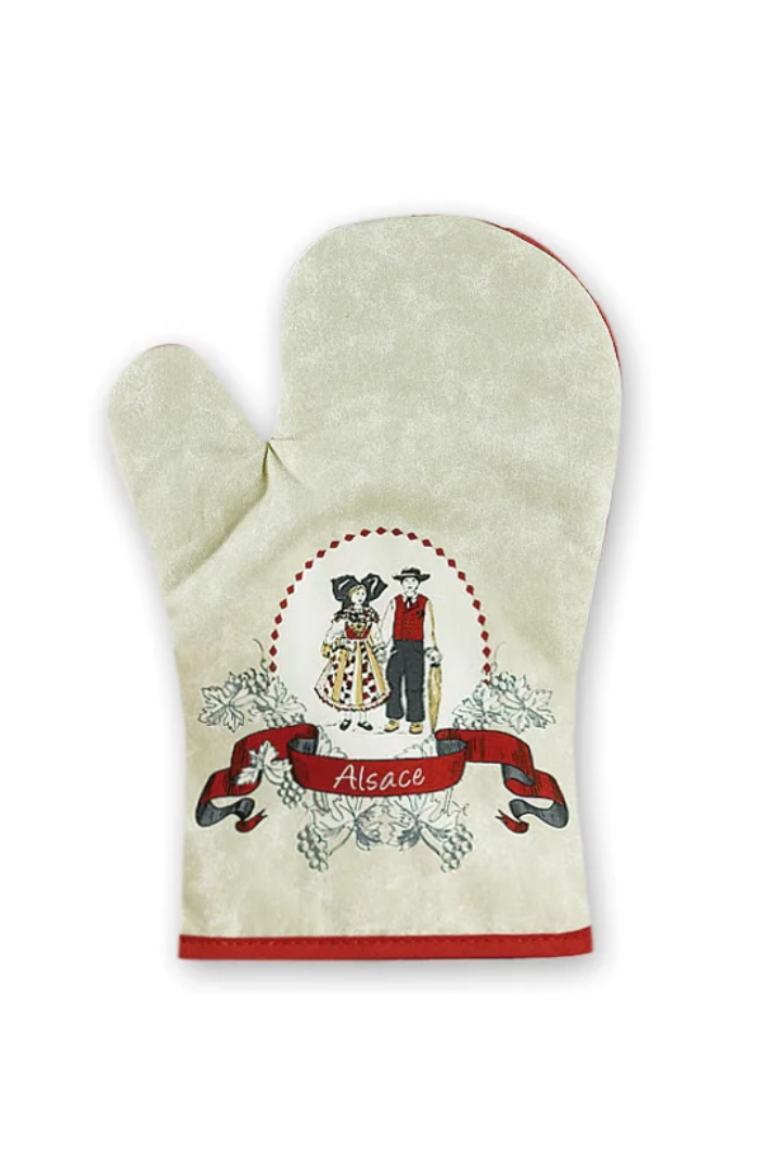 Tipisch Oven Mitt Écru 28 X 18