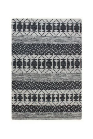 Zambezi Rug Ivoire/Charbon 160 X 230