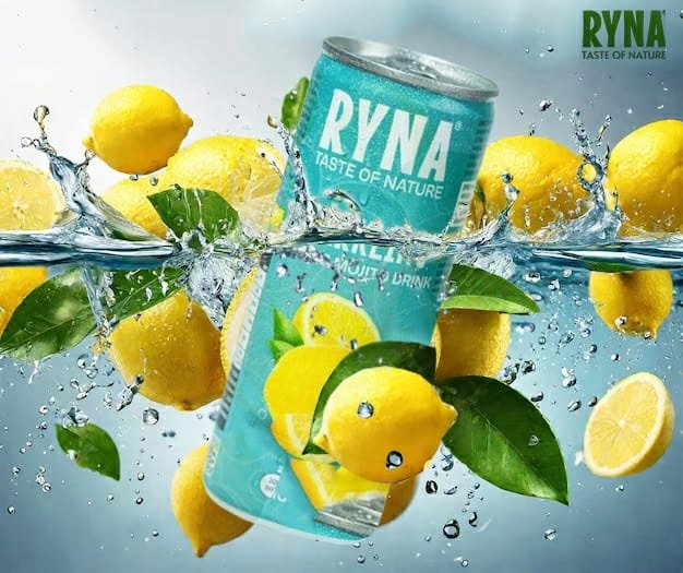 Ryna Classic Mojito Sparkling Drink 250Ml X 24Pieces - Image 2