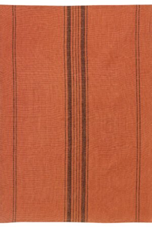 Kilia Striped Linen-Cotton Tea Towel 50 X 70