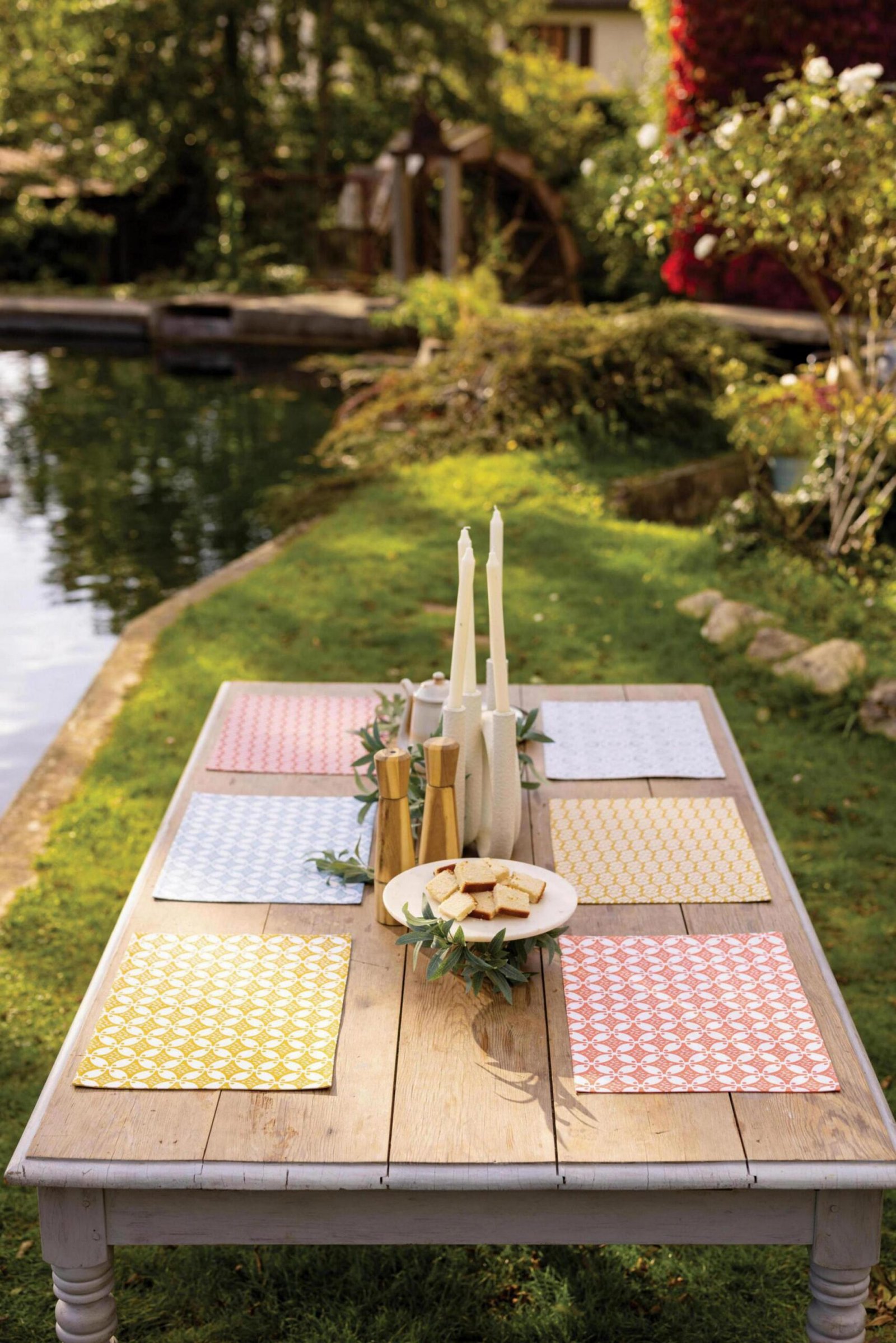 Recycled Coated Placemat Set Fatou 33 X 48 - Image 3
