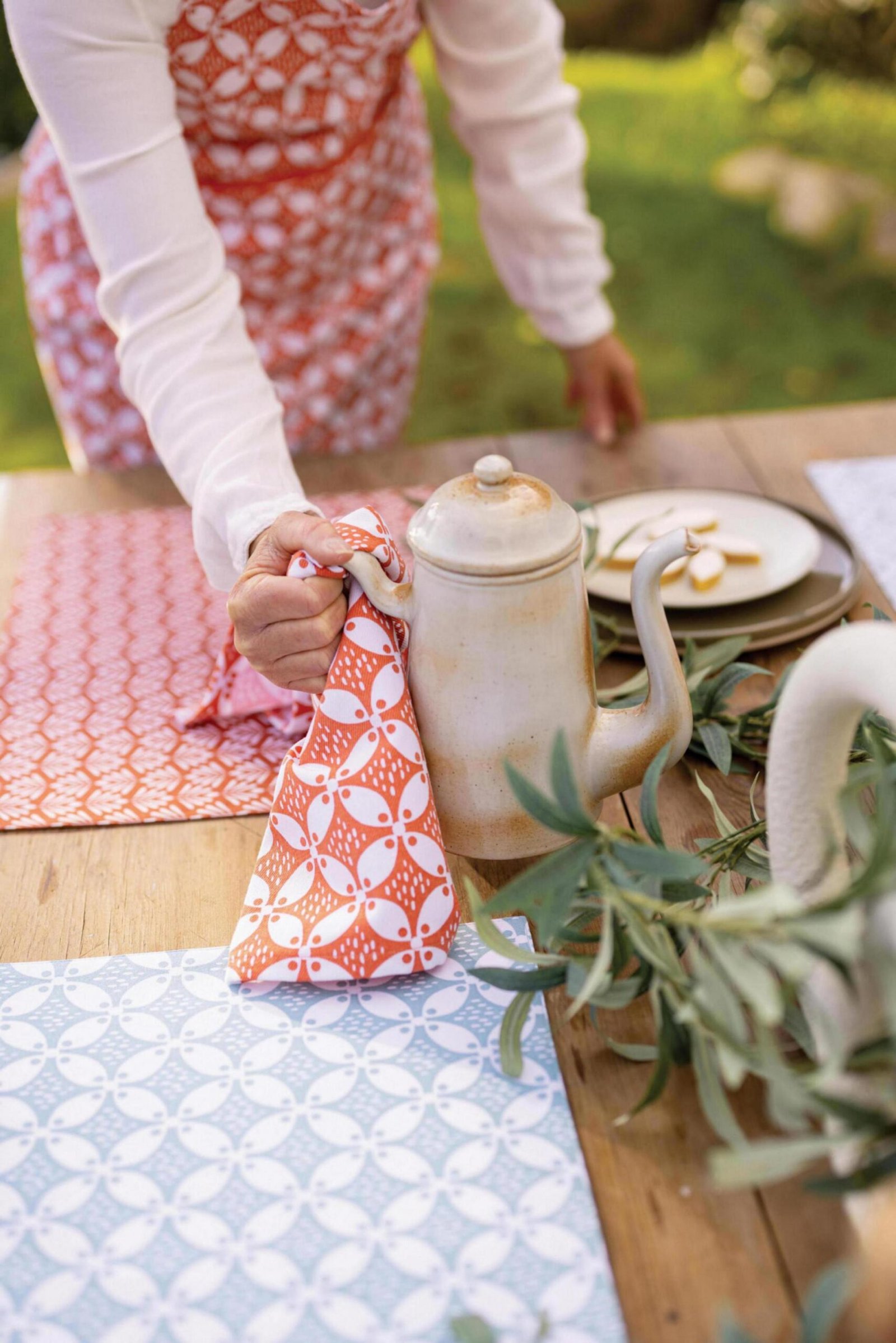 Recycled Coated Placemat Set Fatou 33 X 48 - Image 4