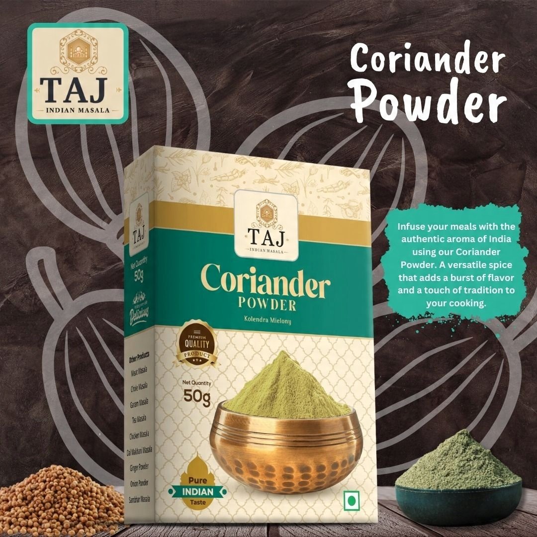 Taj Indian Masala Coriander Powder 200x50G - Image 2