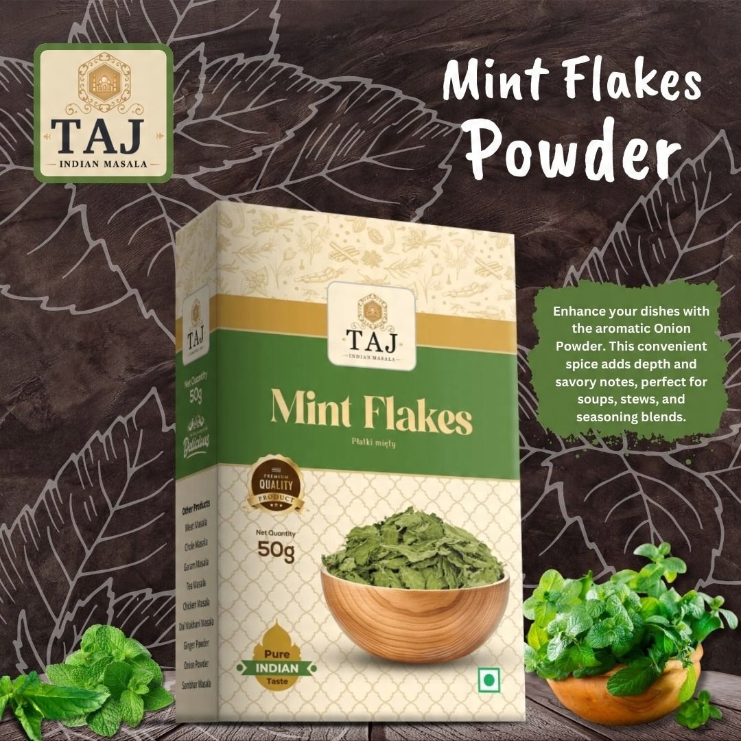 Taj Indian Masala Mint Flakes 200x50G - Image 2