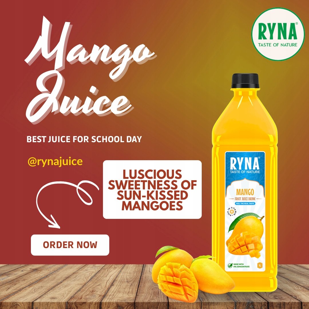 Ryna Mango Juice Drink 200Ml - Image 5