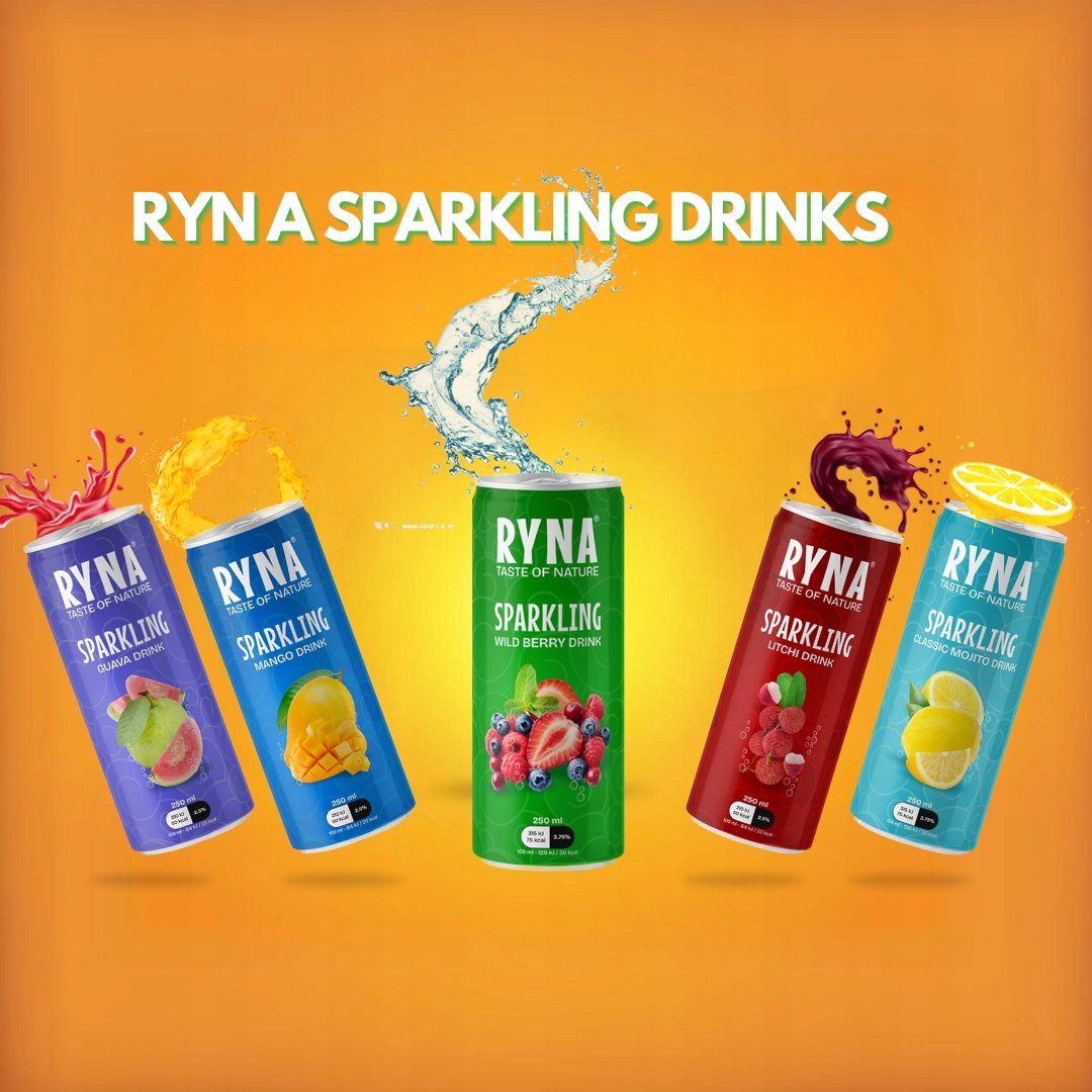 Ryna Wild Berry Sparkling Drink 250Ml X 24Pieces - Image 2