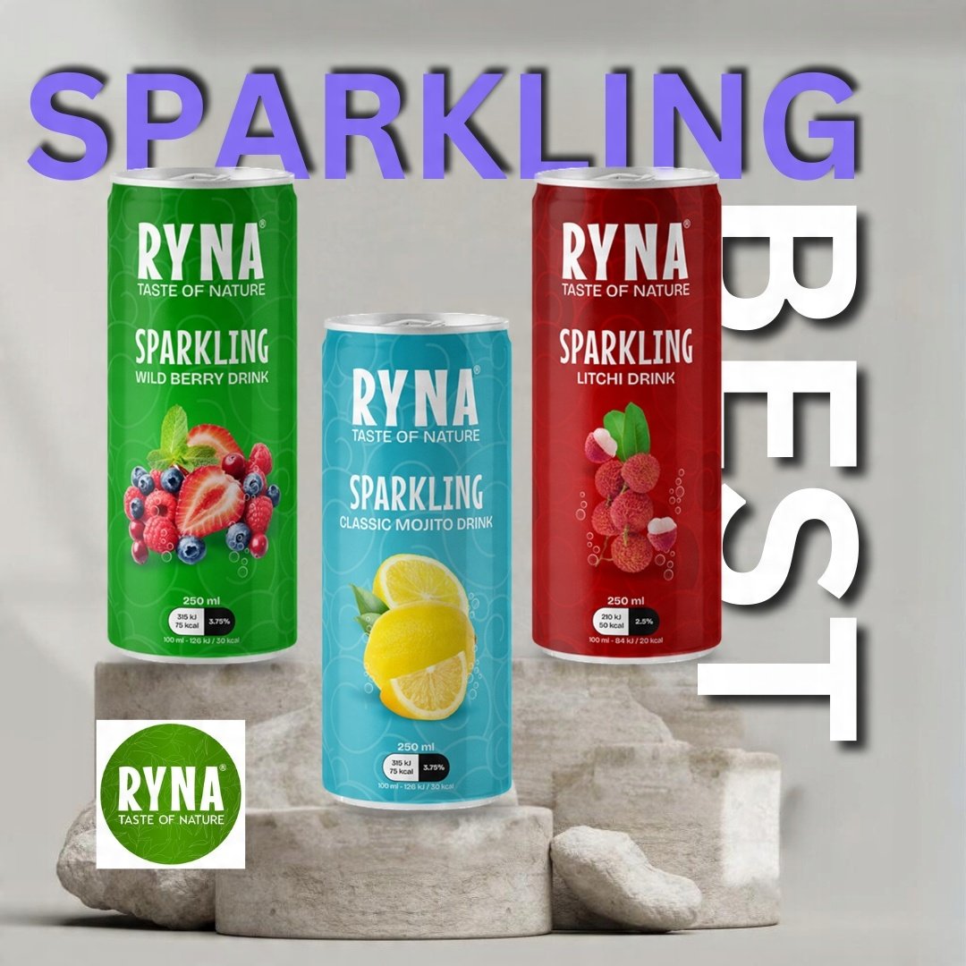 Ryna Wild Berry Sparkling Drink 250Ml X 24Pieces - Image 3
