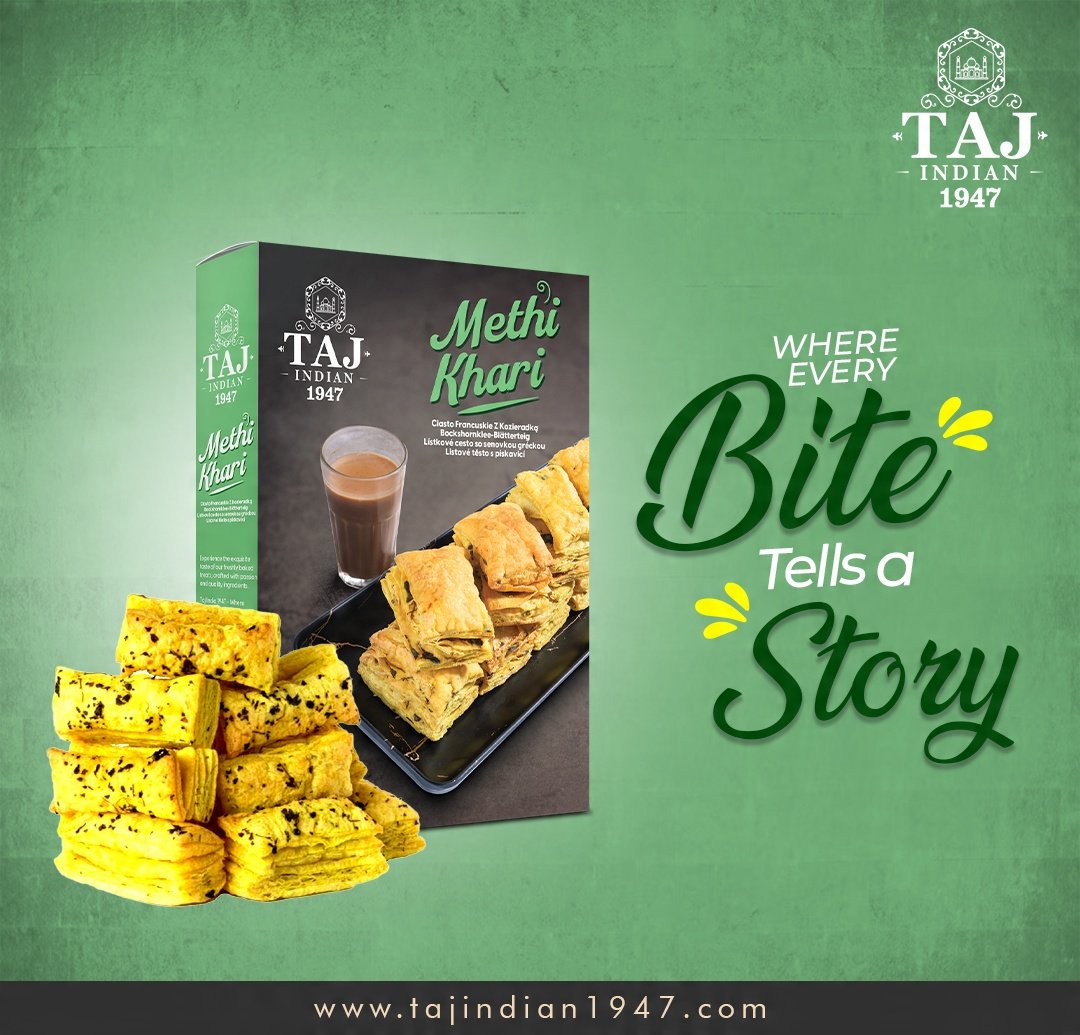 Taj Indian 1947 Methi Khari 200G x 15Pices - Image 2