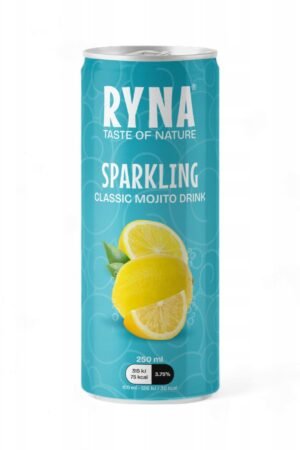 Ryna Classic Mojito Sparkling Drink 250Ml X 24Pieces