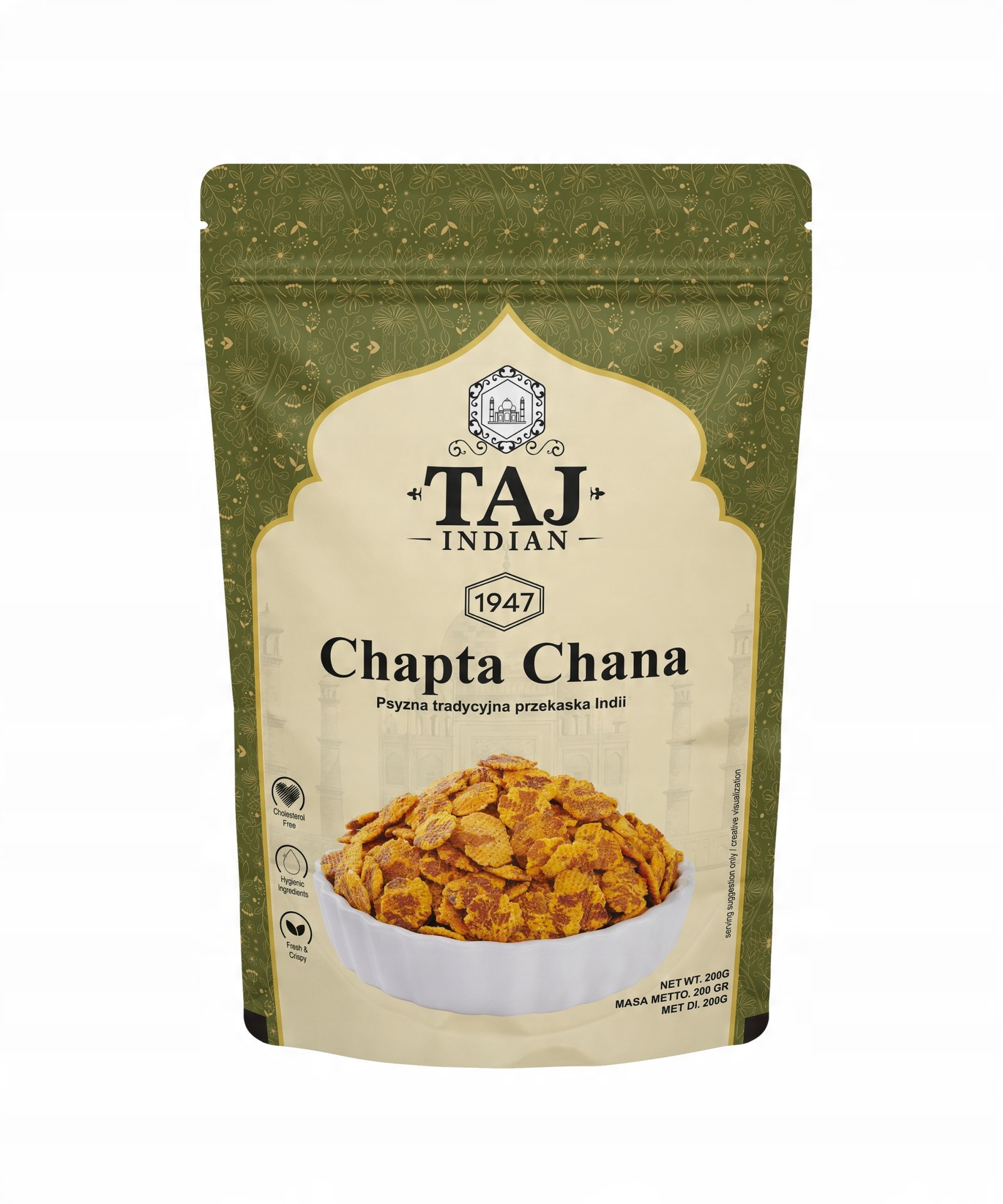 Taj Indian Chapta Chana 200G x 10Pieces