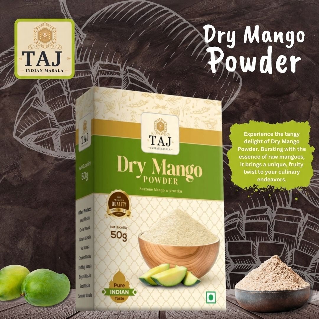 Taj Indian Masala Dry Mango Powder 200x50G - Image 2