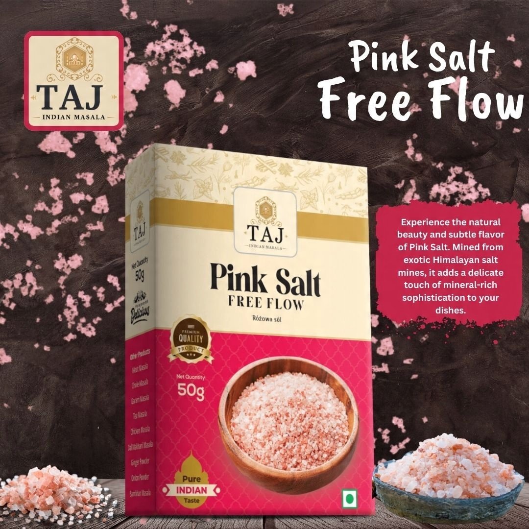 Taj Indian Masala Pink Salt Free Flow 200x50G - Image 2