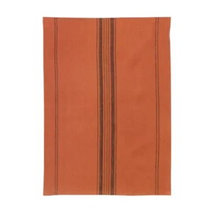 Kilia Striped Linen-Cotton Tea Towel 50 X 70