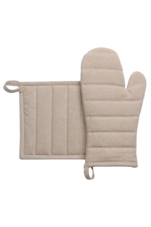 Recycled Oven Mitt and Pot Holder Jona 15 X 30