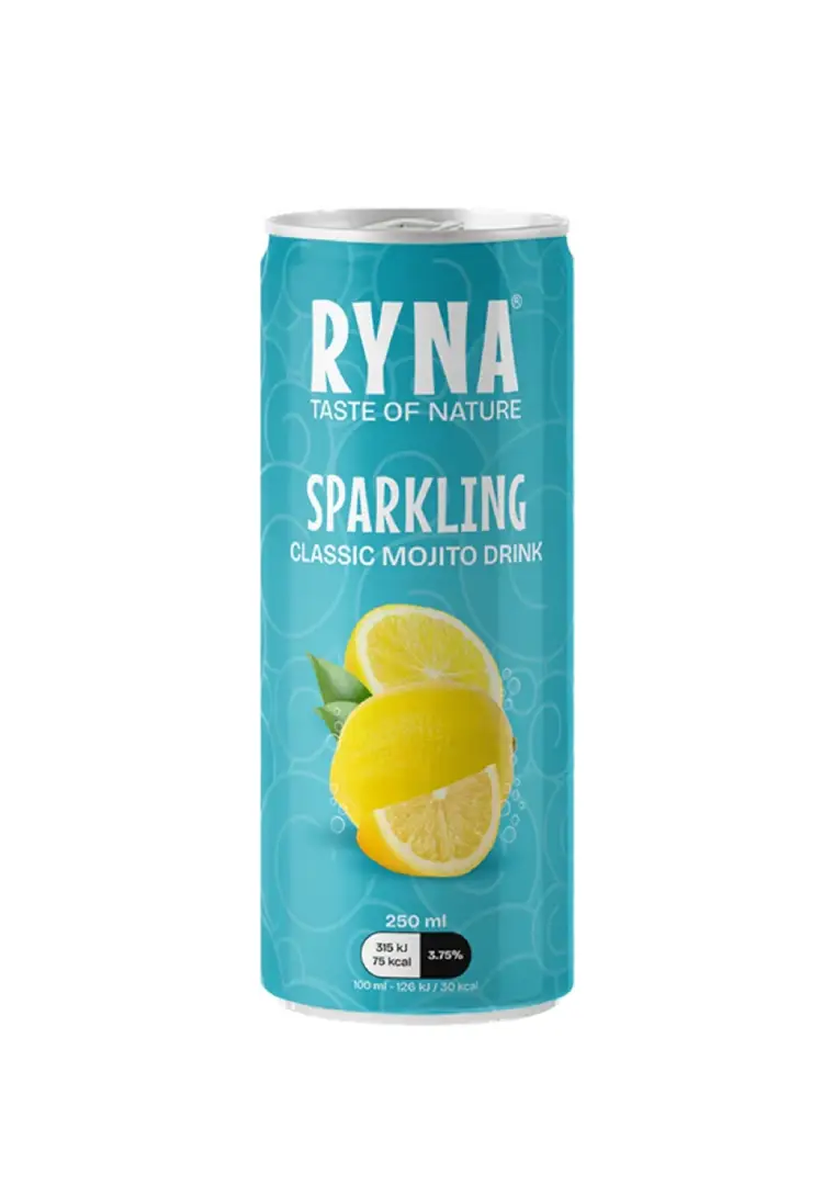 Ryna Classic Mojito Sparkling Drink 250Ml X 24Pieces