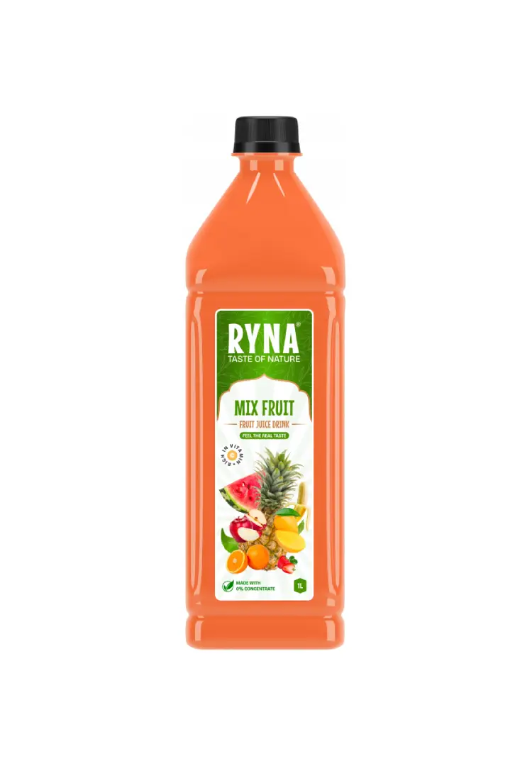 Ryna Mix Fruit Juice Drink 1L x 12 Pieces