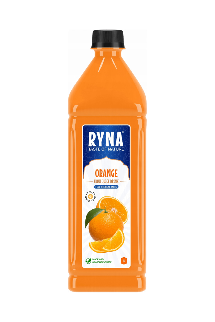 Ryna Orange Juice Drink 1L X 12Pieces