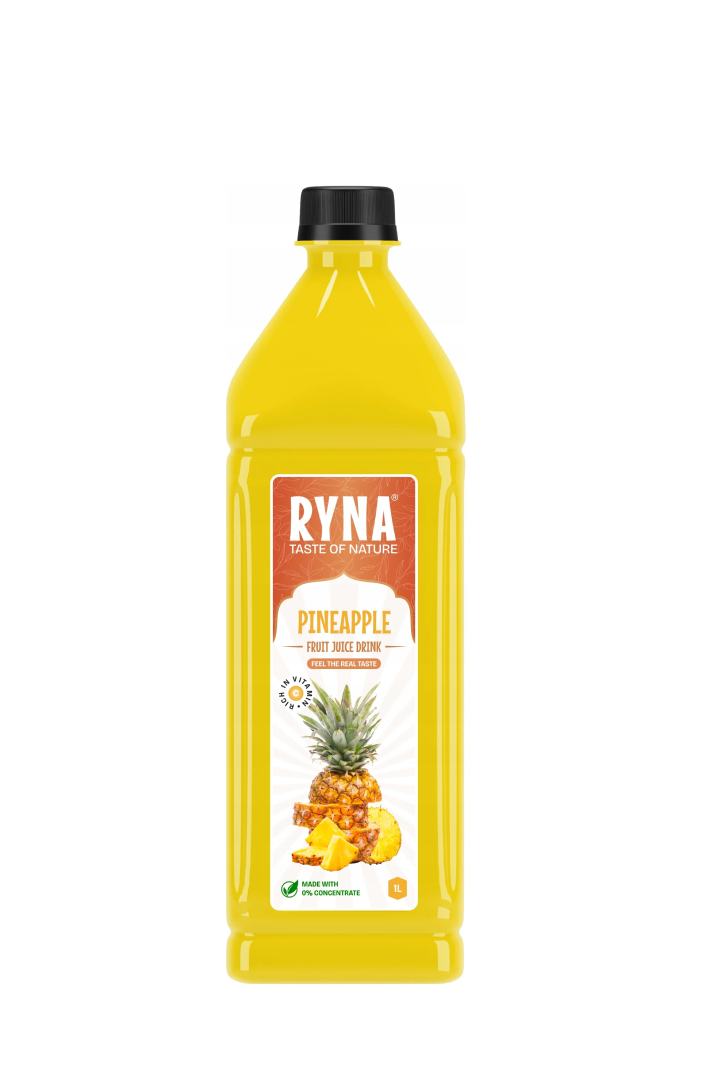 Ryna Pineapple Juice 1L x 12Pieces