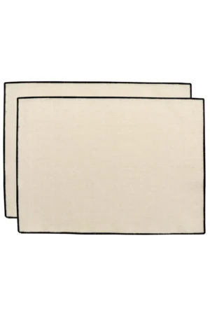 Set of 2 Recycled Placemats Laora 33 X 45