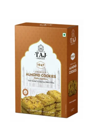 Taj Indian 1947 Almond Cookies 300G x 23 Pieces