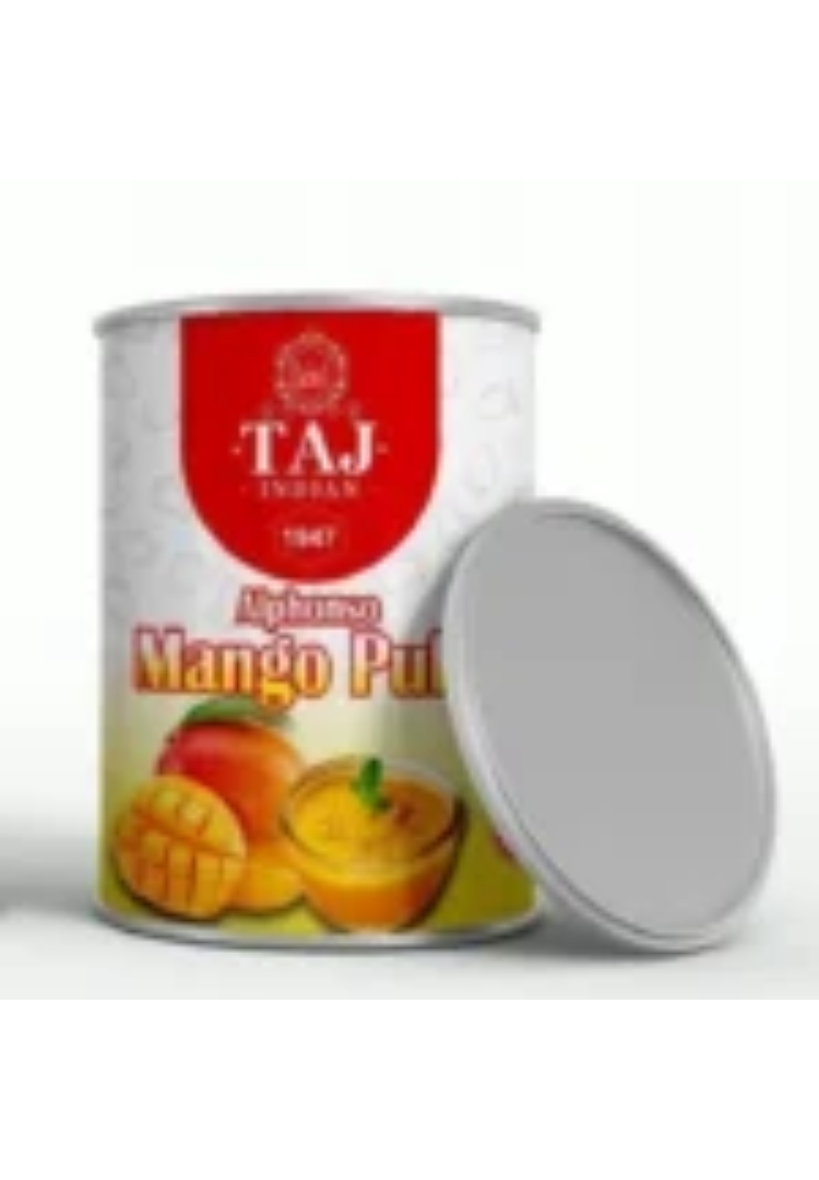 Taj Indian 1947 Alphonso Mango Pulp 850G x 6Pieces
