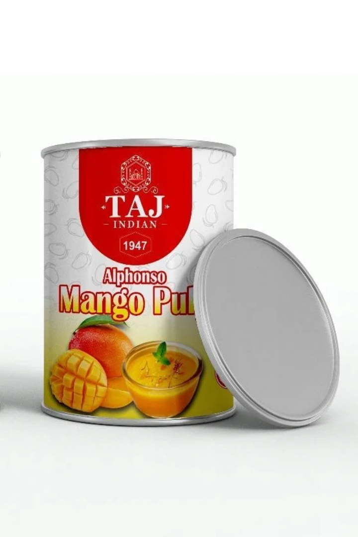 Taj Indian 1947 Alphonso Mango Pulp 850G x 6Pieces - Image 2