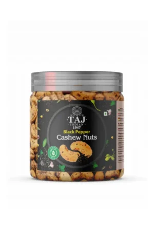 Taj Indian 1947 Black Pepper Cashew Nuts 200G x 24Pieces