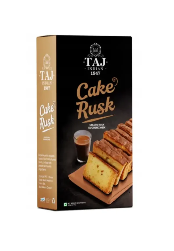 Taj Indian 1947 Cake Rusk 200G x 20Piesed