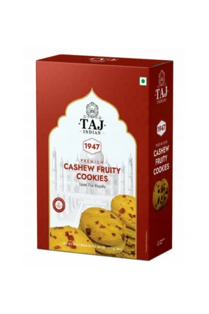 Taj Indian 1947 Cashew Fruity Cookies 300G x 23Pieces